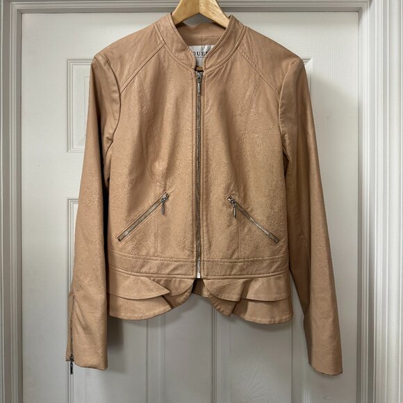 Guess Tan Women's Jacket - Picture 1 of 11